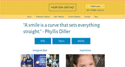 Desktop Screenshot of hortonortho.com